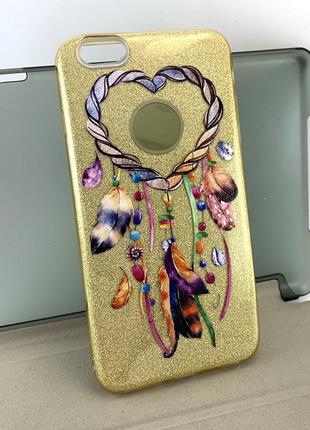 Чехол для iPhone 6 Plus, 6s Plus накладка бампер Glitter проти...