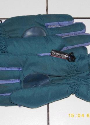 Лыжные перчатки - thinsulate tm - thermal insulation - 7 раз.
