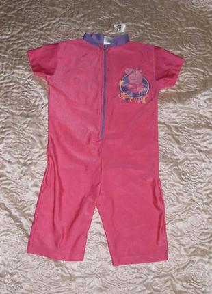 Солнцезащитный костюм/гидрокостюм peppa 4-5 yrs- 104/110. - сток
