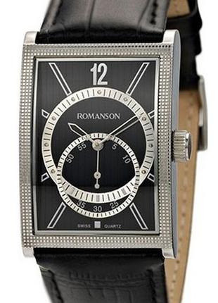 Часы Romanson DL5146NMWH BK кварц.