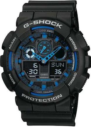 Наручные часы ударопрочные кварцевые Casio G-Shock GA-100-1A2E...