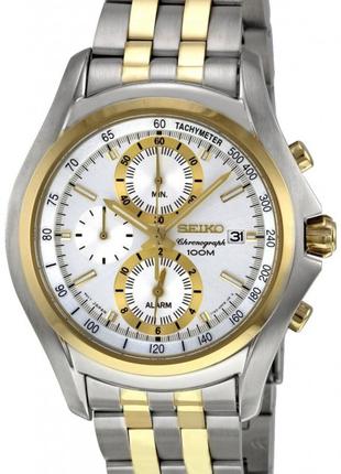 Годинник Seiko Chronograph SNAE82P1 alarm, кварц.браслет