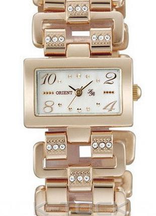 Кварцевые наручные часы-браслет Orient LRPEX004W0 женские с ми...