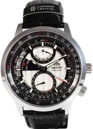 Чоловічий наручний годинник Orient FDH00001W0 механічний зі шк...
