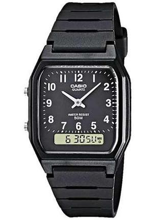 Мужские черные наручные часы Casio оригинал Япония Collection ...
