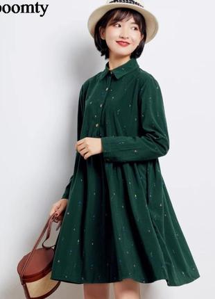 Зелёное платье