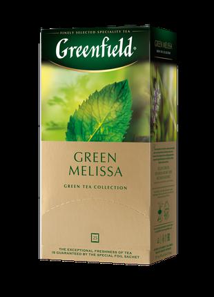/Чай зелёный 15г*25 пакет Green Melissa GREENFIELD