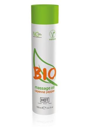 Массажное масло Hot Bio massage oil Cayenne Pepper, 100 мл