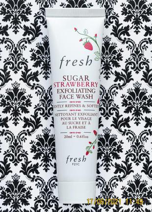 Очищающее средство fresh sugar strawberry exfoliating face wash