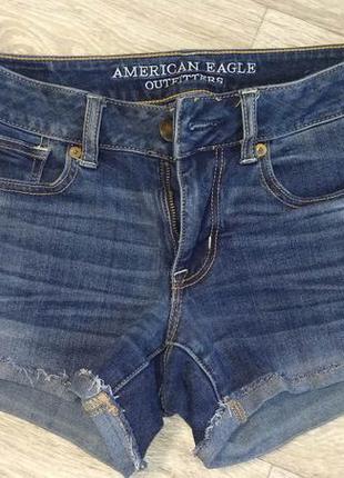 Шорты короткие джинсовые s размер uk 6 женские темные american...