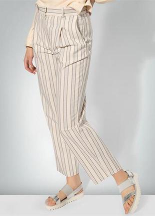 Жіночі шикарні модні легкі штани прямі брюки в смужку marc o polo