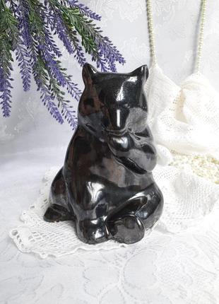Барибал медведь мишка статуэтка керамика майолика тбилиси винт...