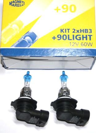 Лампа в фару HB3 12V 90L(60W) (+90%Light) Magneti Marelli (к-т...