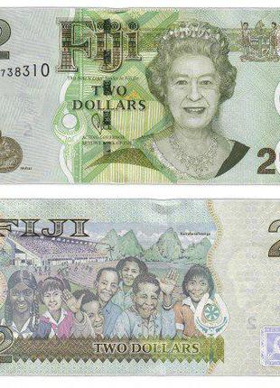 Фиджи / Fiji Islands 2 Dollars 2012 UNC