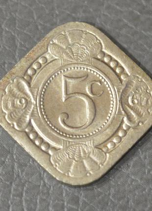 Нидерландские Антилы 5 центов 1967 год
