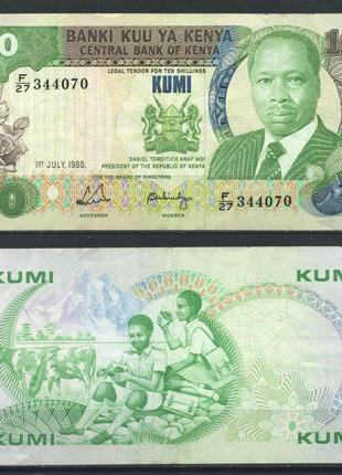 Кения / Kenya 10 shilings 1988 Pick 20g UNC
