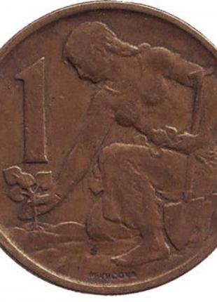 Монета 1 крона. 1962,63,64,76,70,84 рік, Чехословаччина. (БЖ)