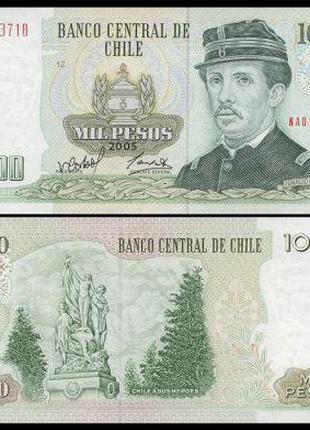 Chile Чили - 1000 Pesos 2005 UNC