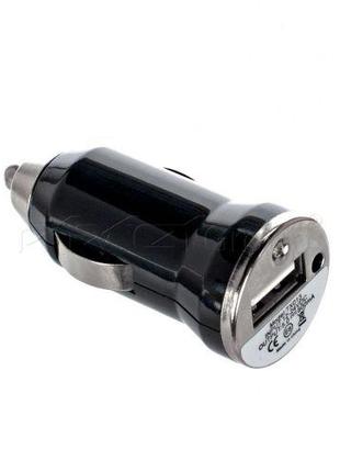 Автомобильная зарядка USB 5V, 1A, чёрная