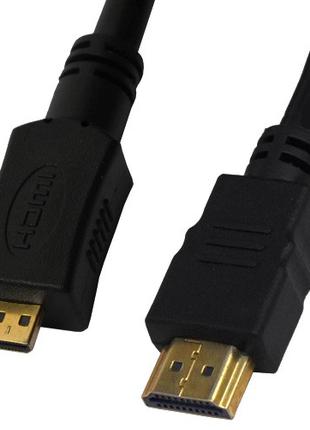 Шнур HDMI (штекер HDMI - штекер micro HDMI), v.1.4, "позолочен...