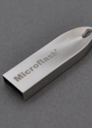 Флэш-накопитель Microflash UA115, USB 2.0, 16GB, Metal Design,...
