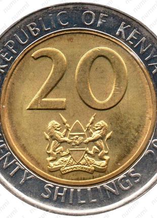 Kenya Кения 10 Shillings 2010 UNC
