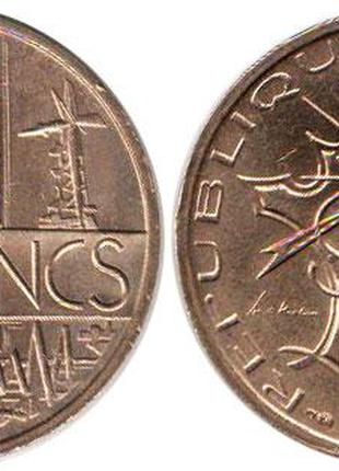 Франция 10 франков (1974-1987 год) Башни линии электропередач ...
