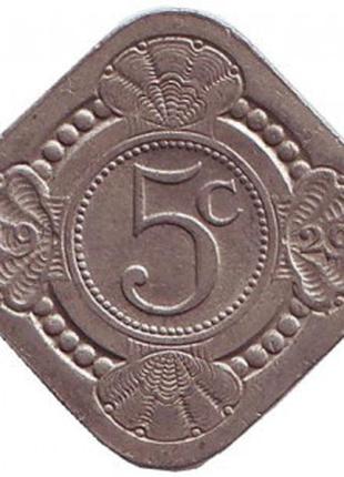 Монета 5 центов. 1929 год, Нидерланды.