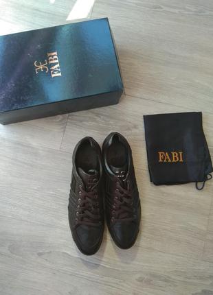 Новые. 100% оригинал. кожа. кроссовки fabi, италия. сникерсы/п...