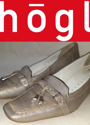 Кожанные туфли hogl  p.5.5 германия