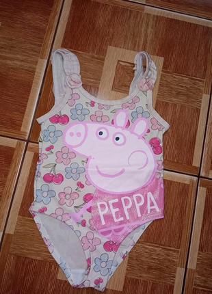 Купальник для девочки peppa pig