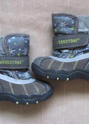Woodstone (21) зимние мембранные ботинки десткие