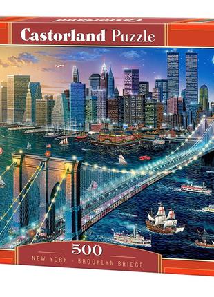 Пазлы Castorland "Бруклинский мост, Нью-Йорк", 500 элементов