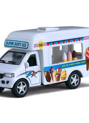 Коллекционная машинка фургон с мороженым Ice Cream KS5253W