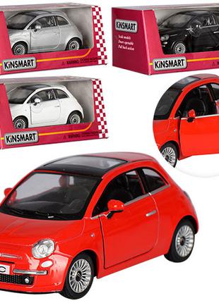 Машинка Kinsmart Fiat 500 KT5345 червона