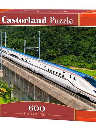 Пазлы Castorland Пазлы "Скоростной поезд", 600 элементов