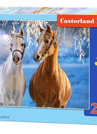 Уценка Пазлы Castorland Зимние лошади, 260 элементов