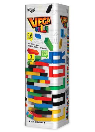 Настольная игра Дженга Vega color Danko Toys 3 в 1 GVC-01