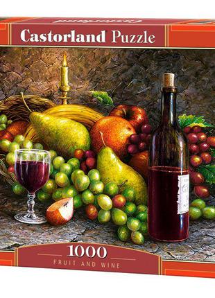 Пазлы Castorland Фрукты и вино 1000 элементов