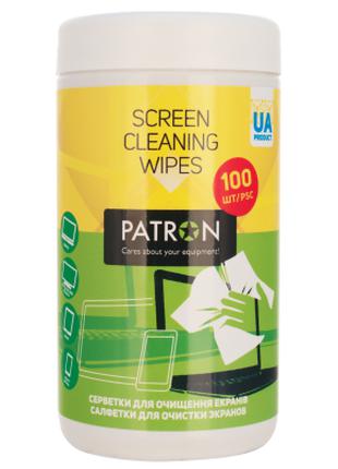 Влажные салфетки PATRON Cleaning Wipes (F3-027) LED/TFT/LCD 10...