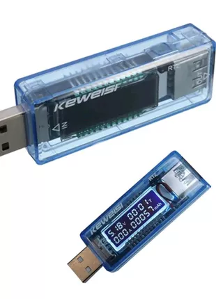 Keweisi KWS-V20 USB тестер напряжения, тока, потреблённой ёмкости