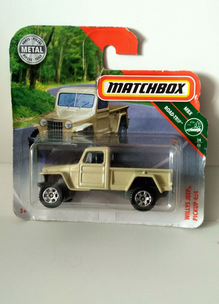 Машинка Matchbox Mattel Willys Jeep Pickup 4x4 2015