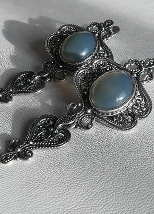 Серьги серебро