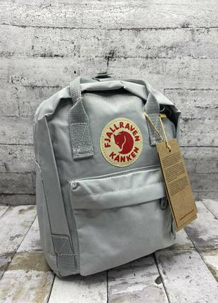 Рюкзак канкен міні, fjallraven kanken mini, графіт, мини, світ...