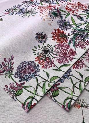 Гобеленовый испанский текстиль ixora. салфетки 42*42 см