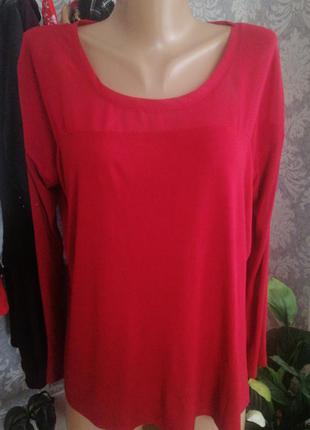 Кофта блуза з шифоном zara