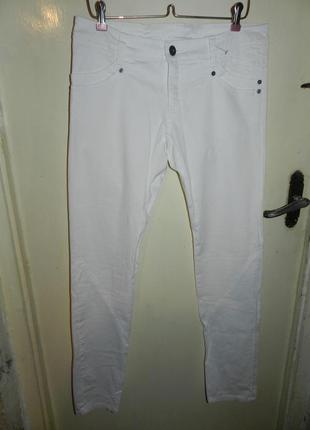 Стрейч,летние,зауженные,белые джинсы,eksept,египет
