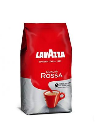 Кофе Lavazza Rossa 1кг в зёрнах арабика / робуста