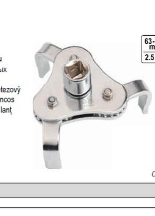Ключ для зняття оливного фильтру 3/8" 1/2" 63-120 мм 3 ножки Y...