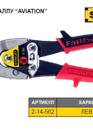 Ножницы по листовому металлу STANLEY FatMax L=250 мм левые 2-1...